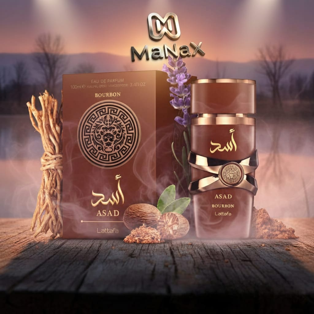 Perfume Lattafa Asad Bourbon Eau de Parfum 100ml - O Ápice da Sofisticação Gourmand - Imagem 2